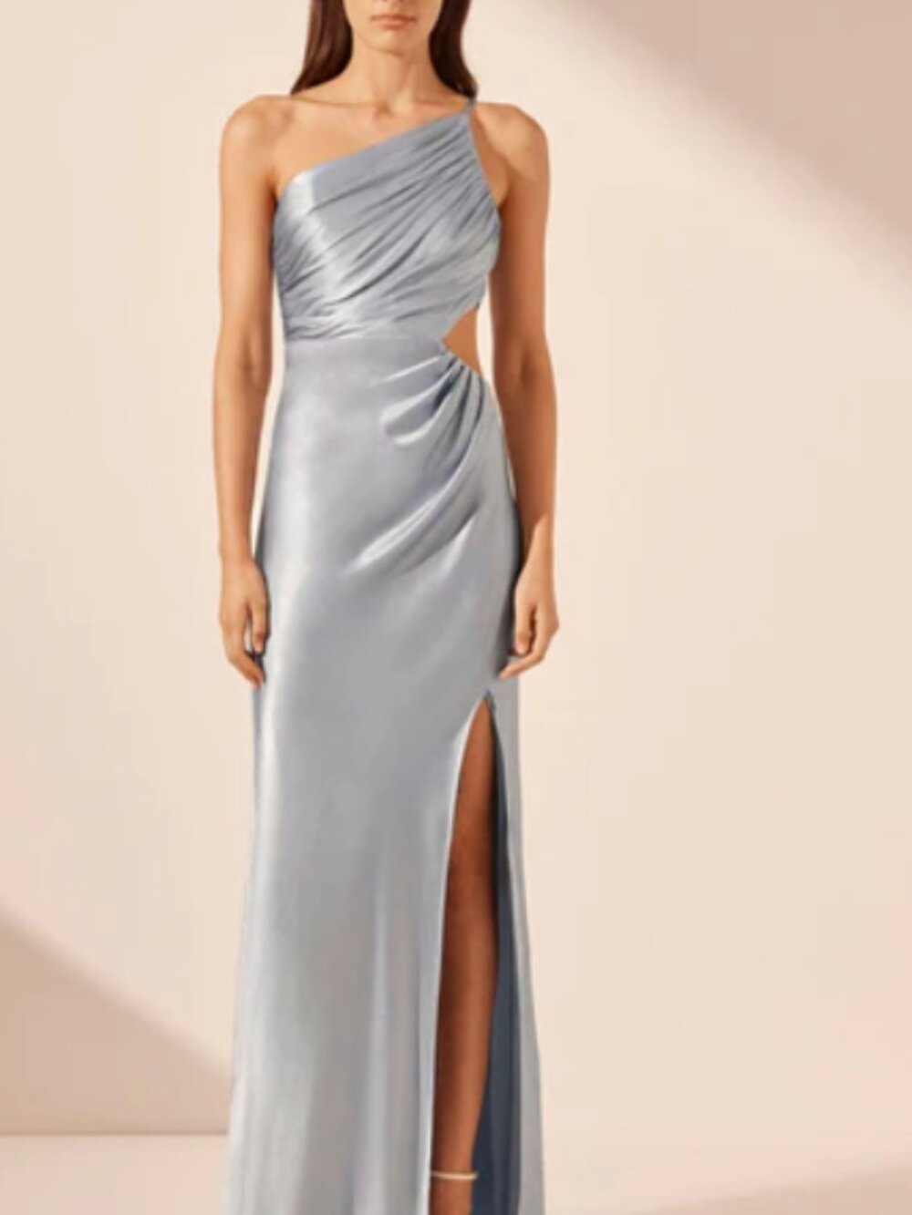 Shona Joy La Luna Asymmetrical Maxi Dress